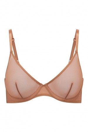 Honey Oh Polly INTIMATES Soft Mesh Single Layer Underwired Bra | MPUY-94302