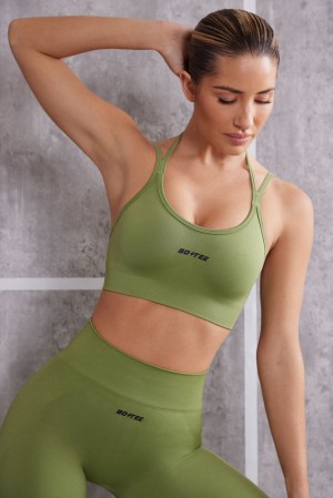 Olive Oh Polly Aligned Scoop Neck Sports Bra | PBOU-37415