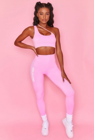 Pink Oh Polly Energy Seamless Full Length Leggings | HAMZ-34678