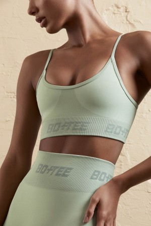 Sage Oh Polly Contender Curved Neckline Sports Bra | YZJC-70564