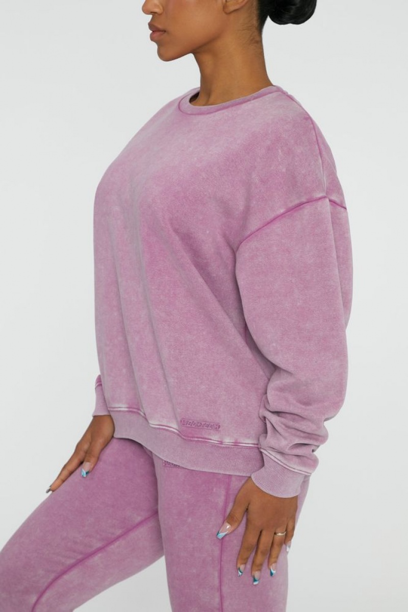 Berry Oh Polly Recovery Oversized Sweatshirt | OVMY-61947