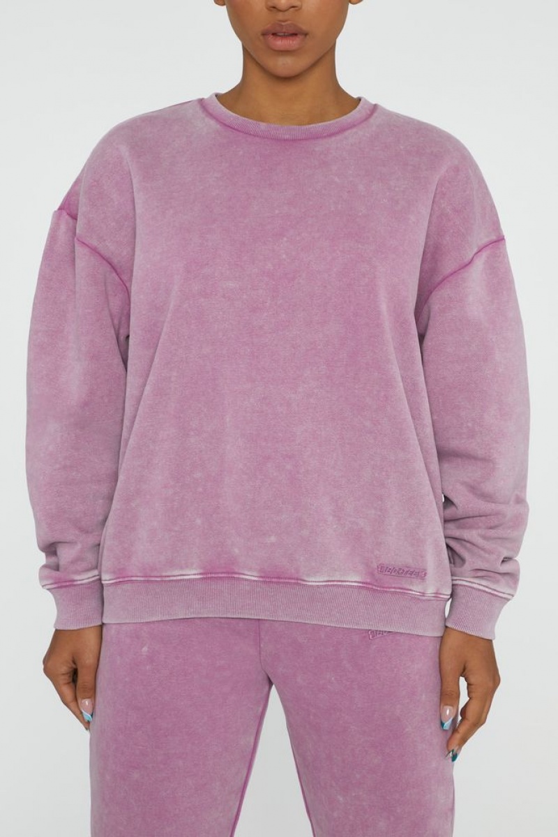 Berry Oh Polly Recovery Oversized Sweatshirt | OVMY-61947