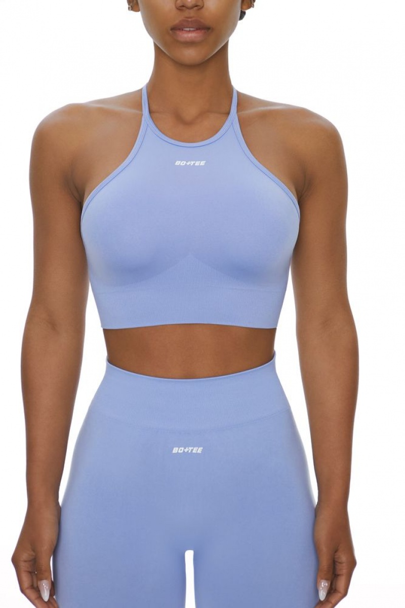 Blue Oh Polly Incline Racer Crop Top | HZTF-07251