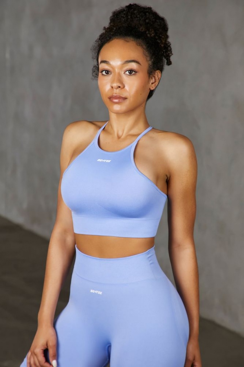 Blue Oh Polly Incline Racer Crop Top | HZTF-07251