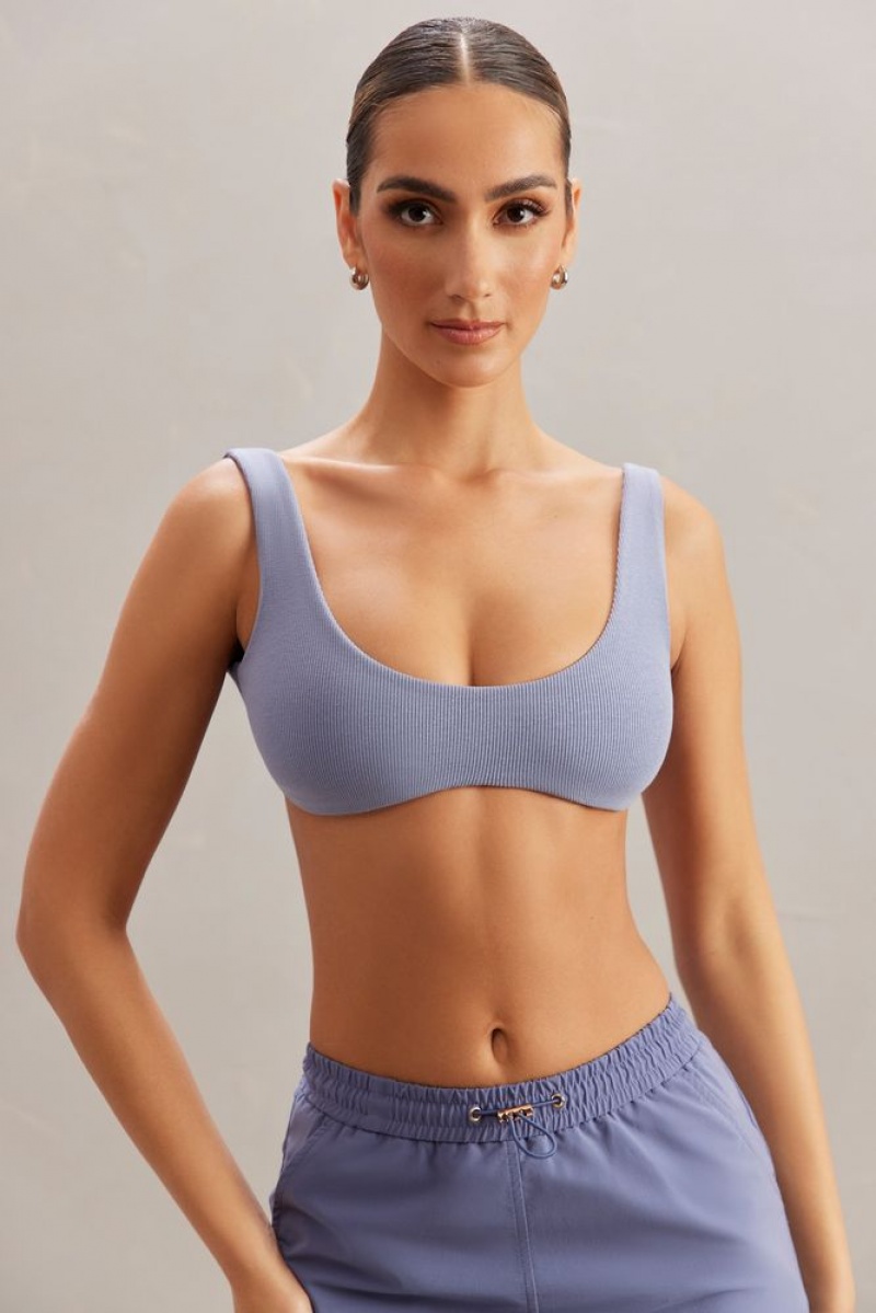 Blue Oh Polly Kaiya Plunge Neck Bralette | IOYR-95318