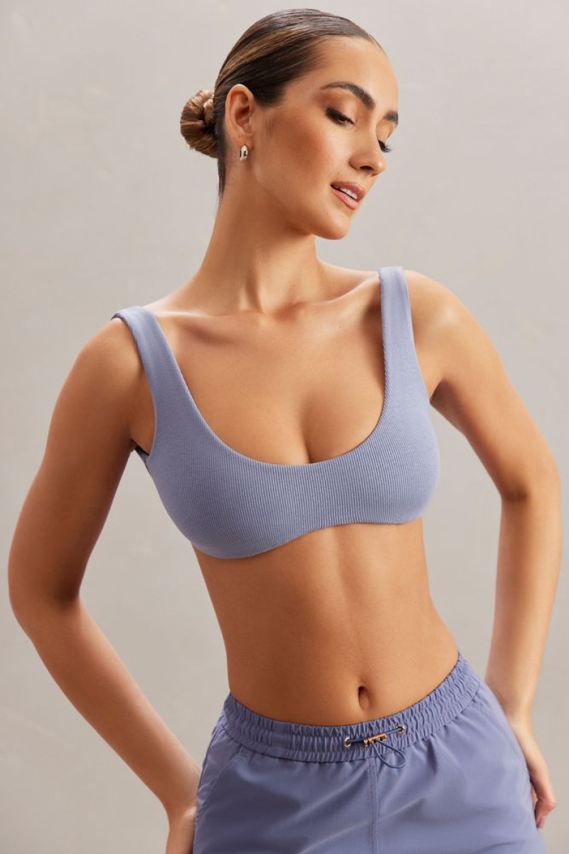 Blue Oh Polly Kaiya Plunge Neck Bralette | IOYR-95318