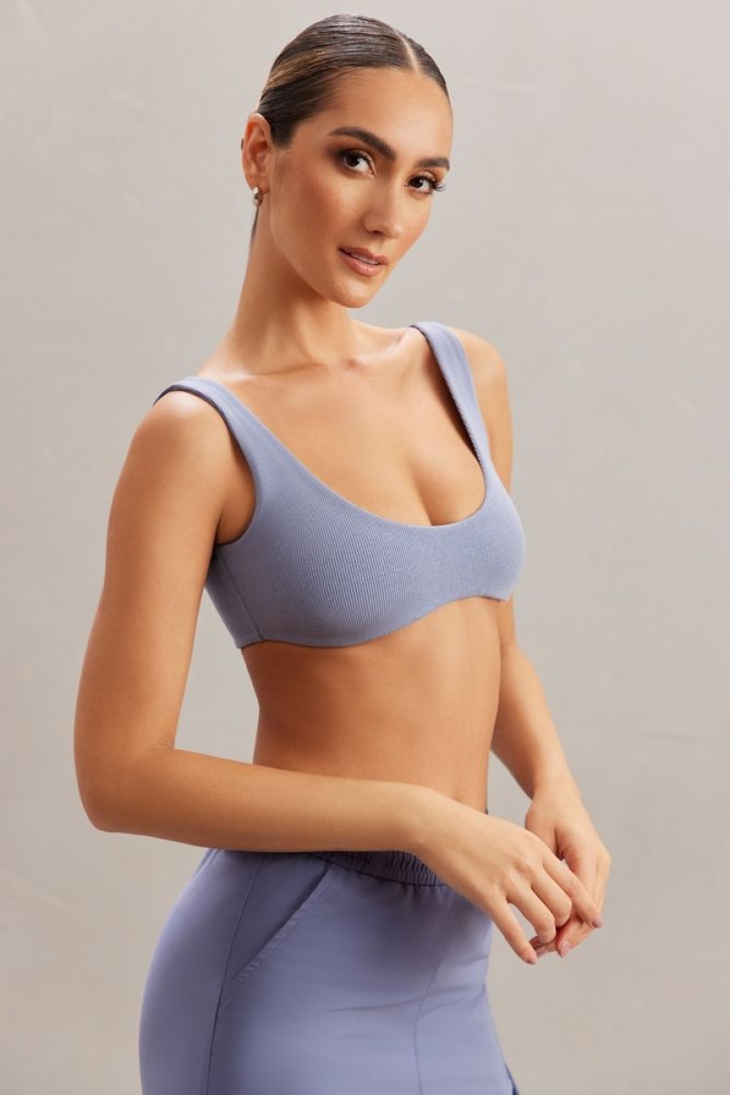 Blue Oh Polly Kaiya Plunge Neck Bralette | IOYR-95318