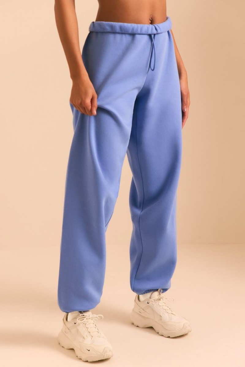 Cerulean Blue Oh Polly Pacific Petite Relaxed Fit Joggers | YHBQ-83215