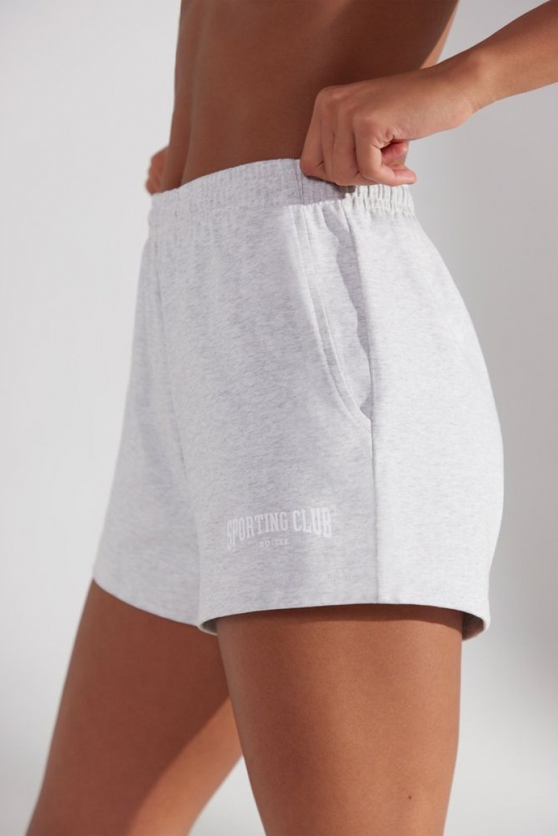 Heather Grey Oh Polly Groundwork Sweat Shorts | ZQJY-52897