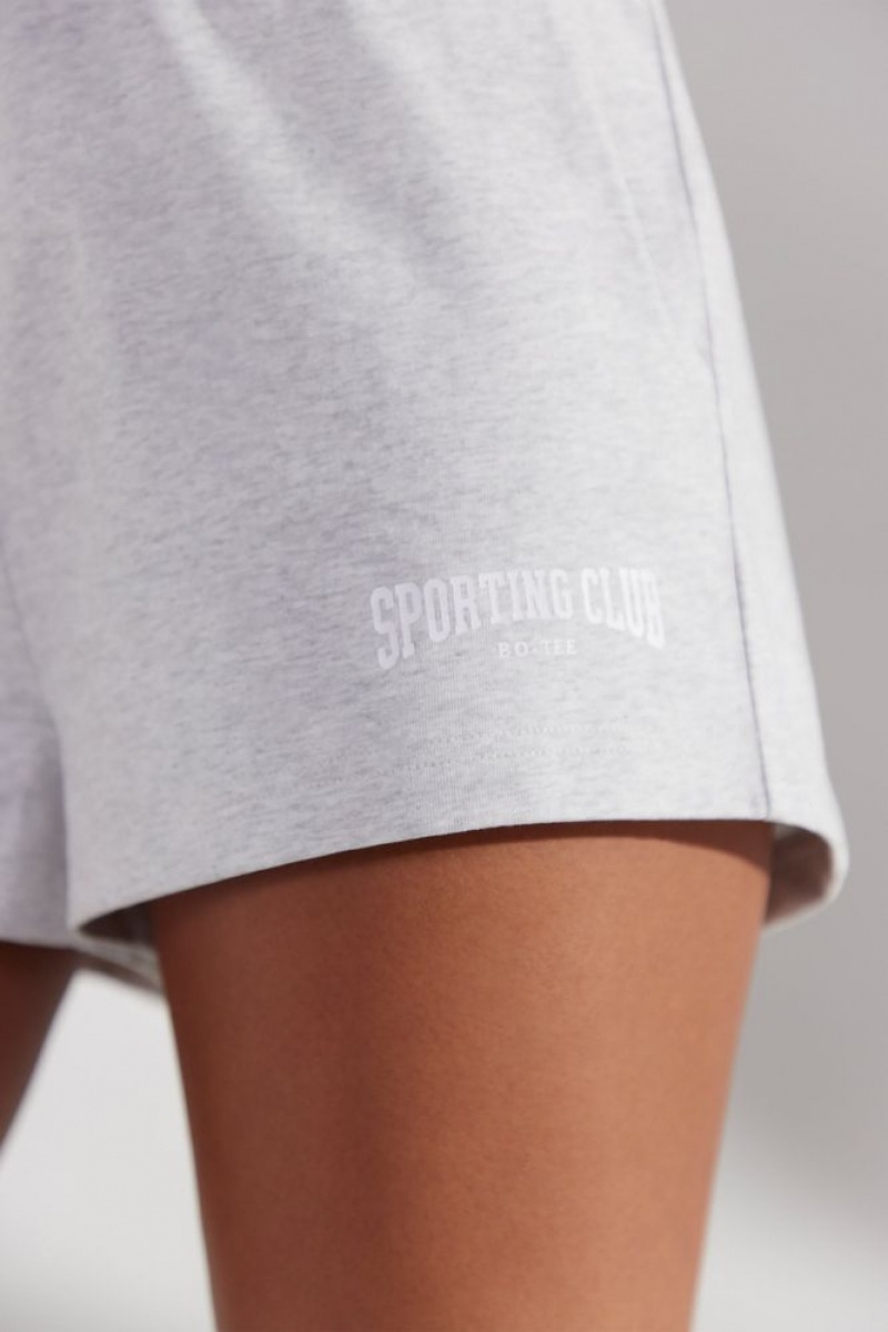 Heather Grey Oh Polly Groundwork Sweat Shorts | ZQJY-52897