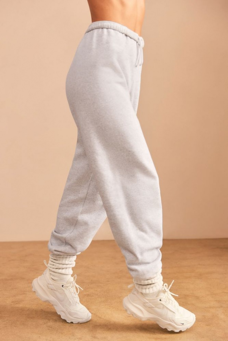 Heather Grey Oh Polly Pacific Petite Relaxed Fit Joggers | MWKE-27981