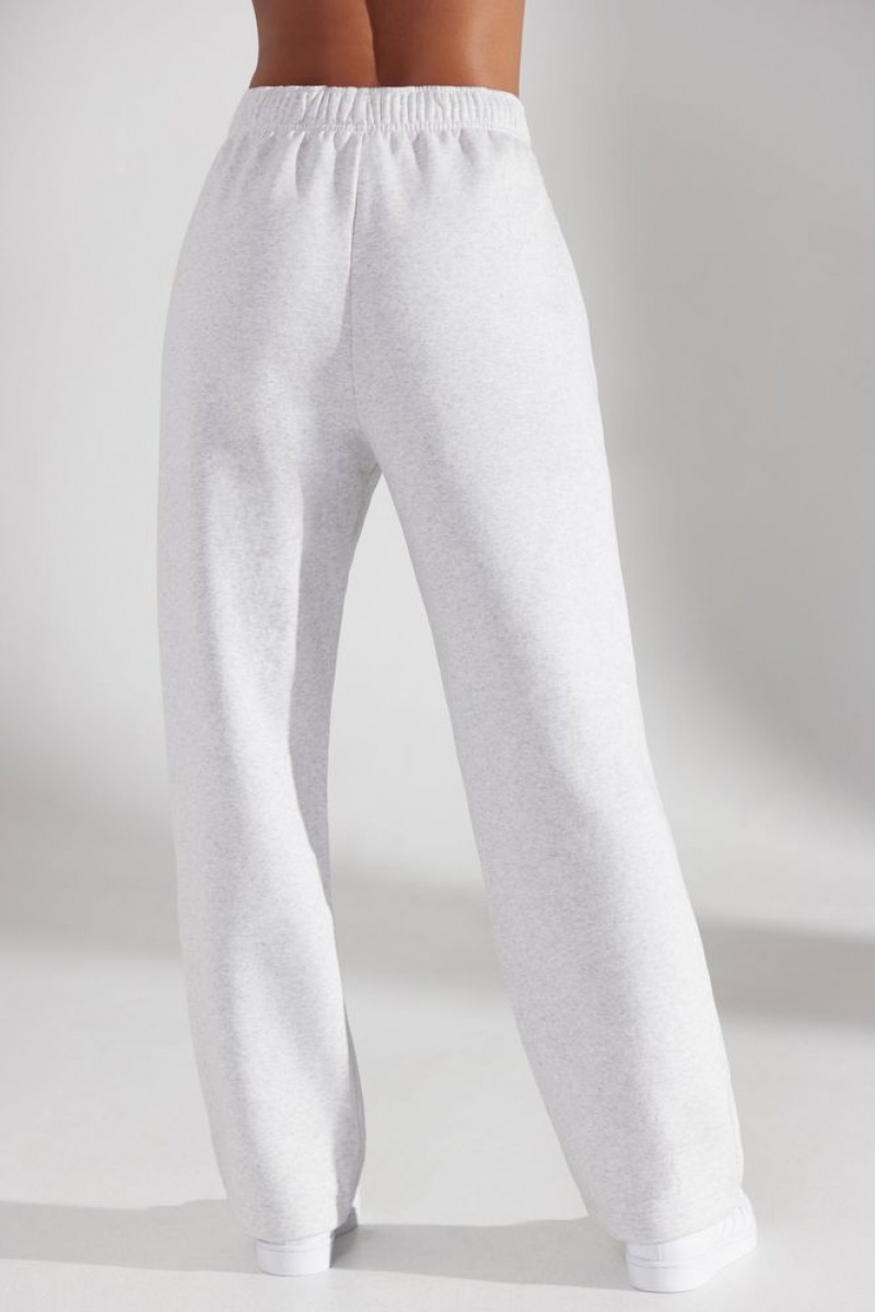 Heather Grey Oh Polly Principal Petite Wide Leg Joggers | IYQA-92651