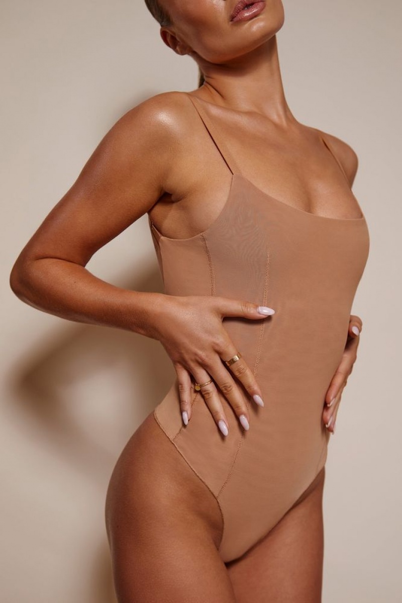 Honey Oh Polly INTIMATES Soft Mesh Bodysuit | RLKE-45031