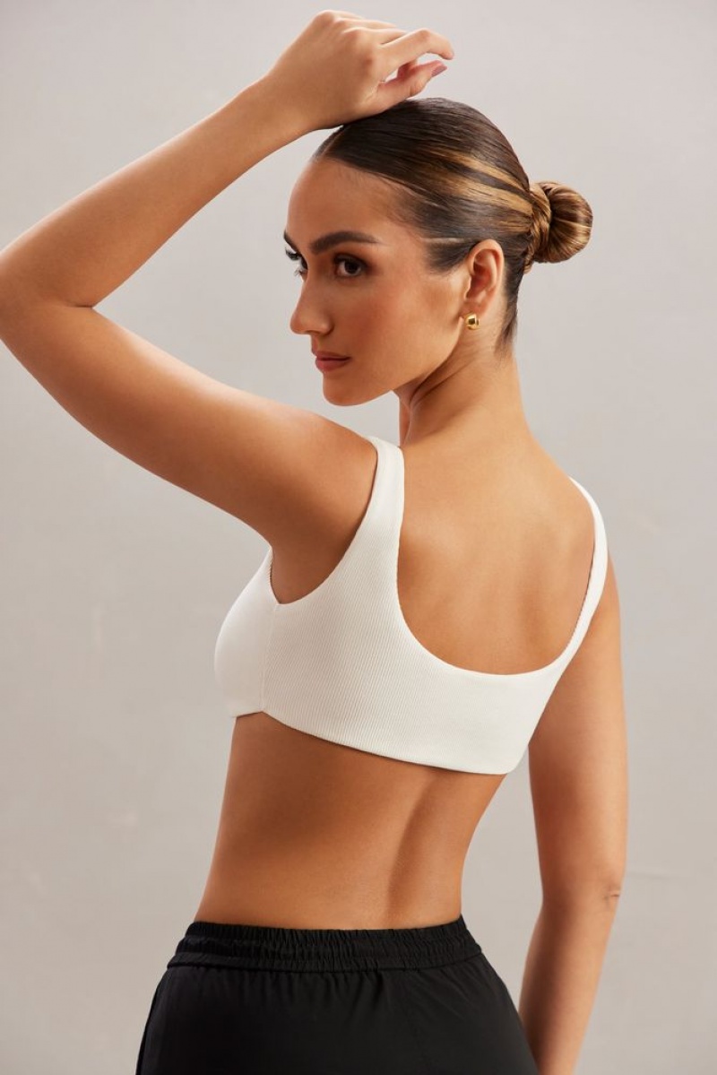 Ivory Oh Polly Kaiya Plunge Neck Bralette | XLSG-75428