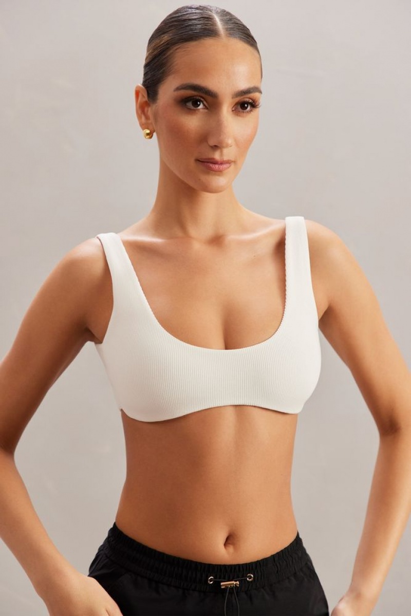 Ivory Oh Polly Kaiya Plunge Neck Bralette | XLSG-75428