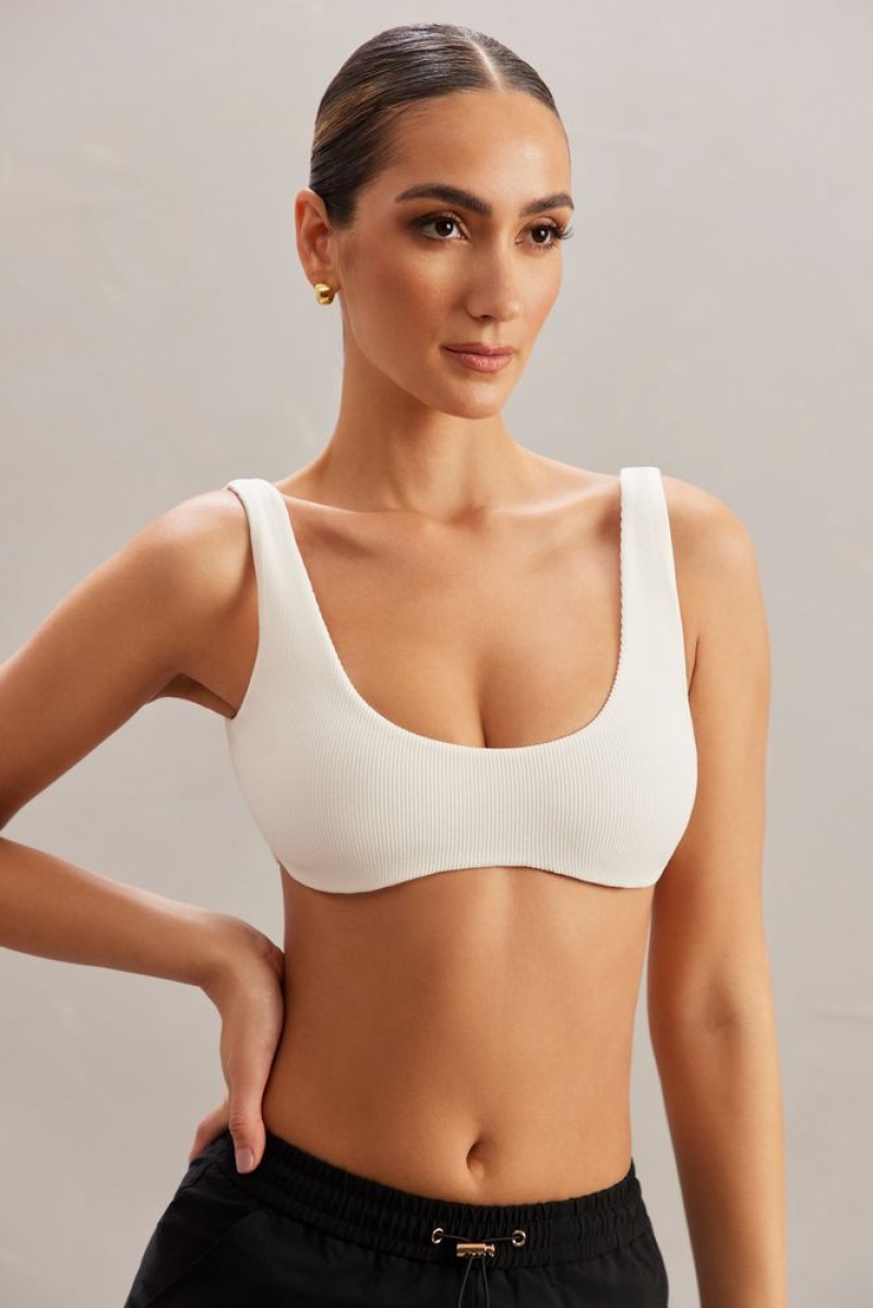 Ivory Oh Polly Kaiya Plunge Neck Bralette | XLSG-75428