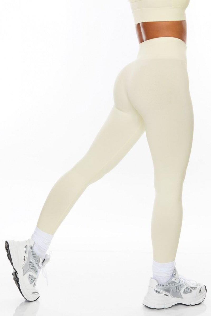 Ivory Oh Polly Vitality Petite Seamless Full Length Leggings | UARV-15268