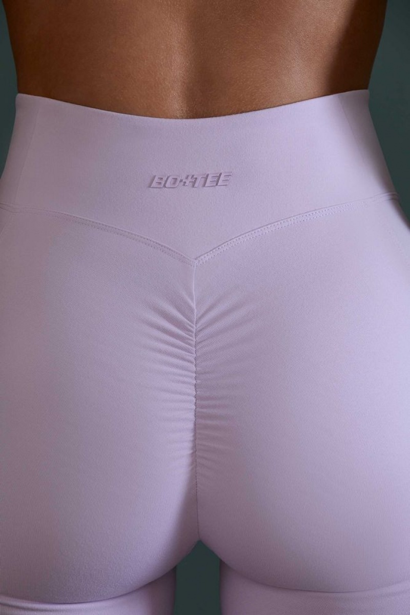 Lilac Oh Polly Dedication Petite High Waist Wrap Over Leggings | MHGY-49157