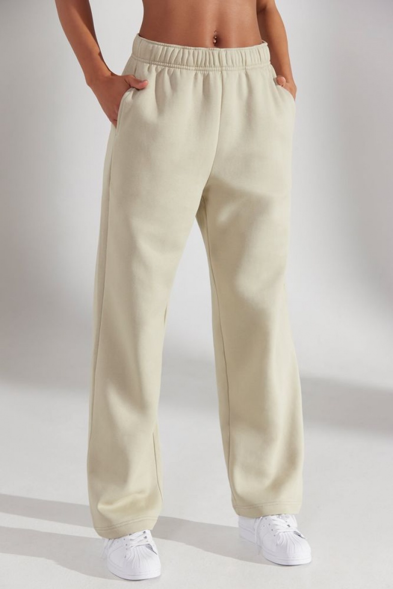 Limestone Oh Polly Principal Petite Wide Leg Joggers | RQUA-64128