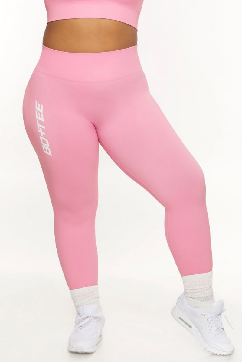 Pink Oh Polly Energy Full Length Seamless Leggings | XKFA-10759