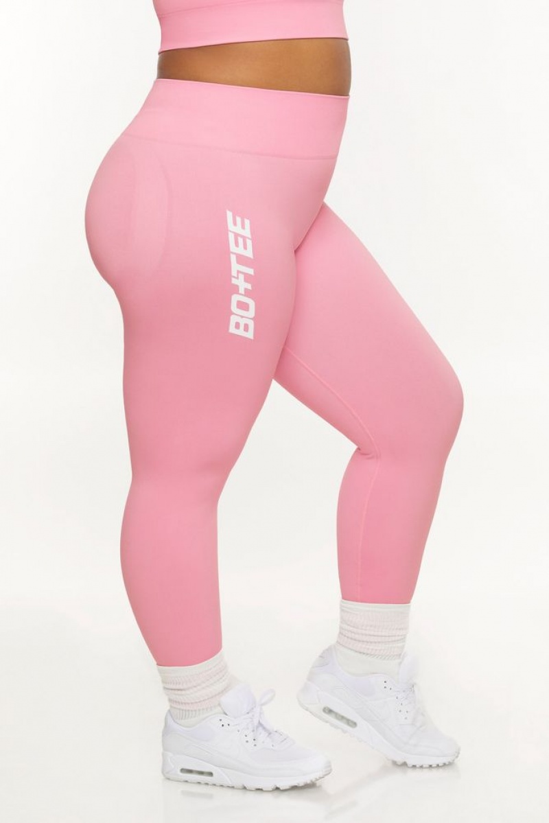 Pink Oh Polly Energy Full Length Seamless Leggings | XKFA-10759