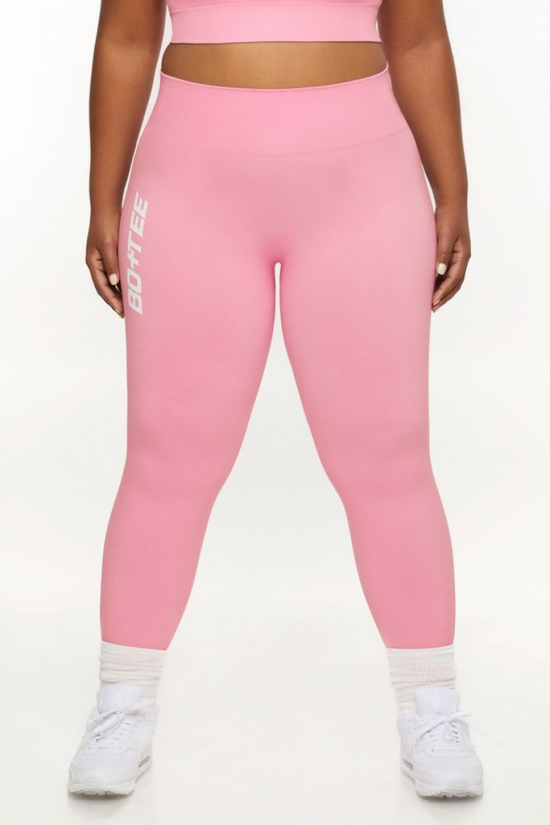 Pink Oh Polly Energy Full Length Seamless Leggings | XKFA-10759