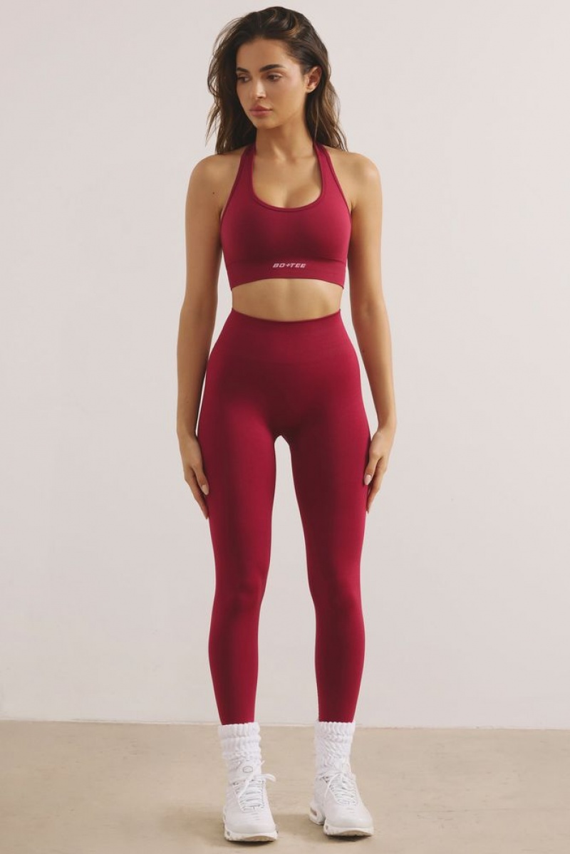 Raspberry Oh Polly Power Petite High Waist Define Luxe Leggings | QGEI-31259