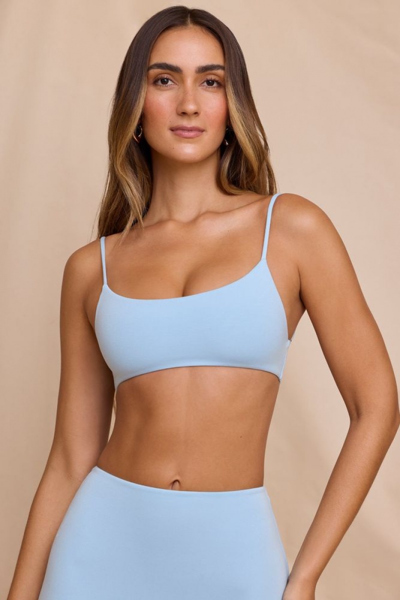 Sky Blue Oh Polly Veda Scoop Neck Bralet | JERN-28563