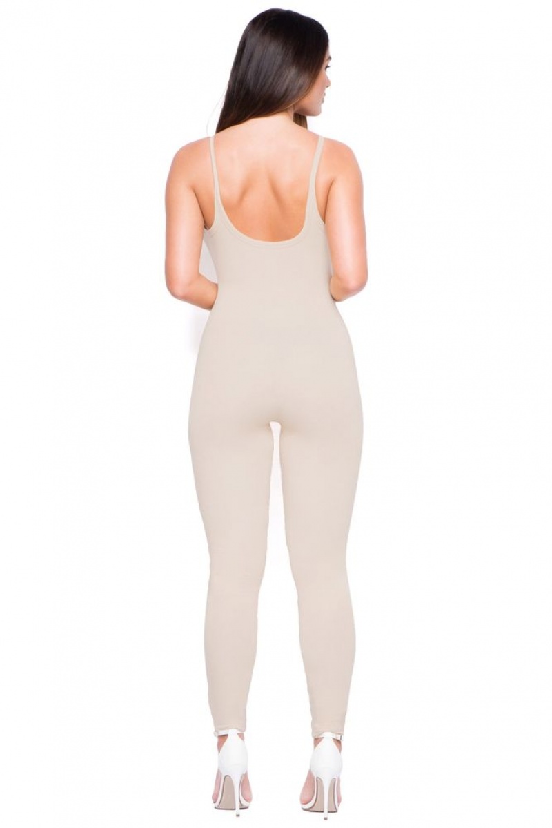 Stone Oh Polly Middle Of Nowhere Bodycon Jumpsuit | ZXJP-41925